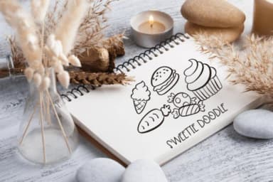 Sweetie Doodle by Sirinart — Dingbats Font — thumbnail 6