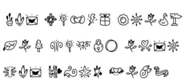 Sweetly by YandiDesigns — Dingbats Font — thumbnail 6