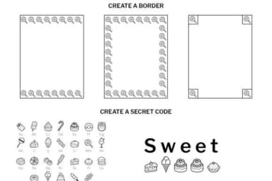 Sweets Doodle by digitalplannerland — Dingbats Font — thumbnail 6