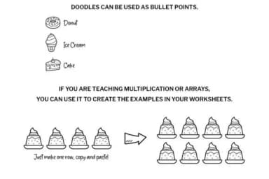 Sweets Doodle by digitalplannerland — Dingbats Font — thumbnail 7