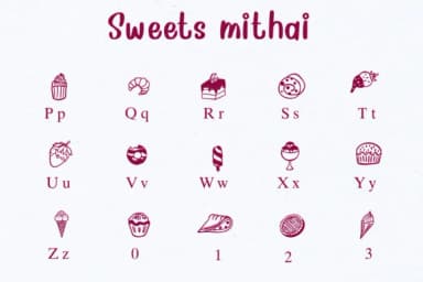 Sweets Mithai by Nongyao — Dingbats Font — thumbnail 3
