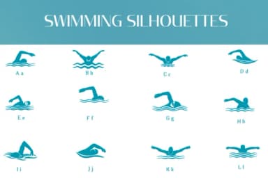 Swimming Silhouettes by Heartcraft Atelier — Dingbats Font — thumbnail 2