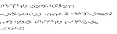 Swirl Flourishes by Ketsarin — Dingbats Font — thumbnail 8