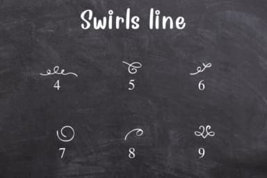 Swirls Line by Nongyao — Dingbats Font — thumbnail 4