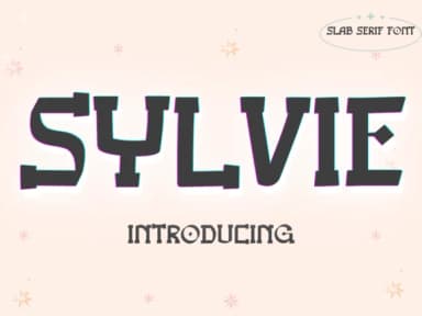 Sylvie by Pukka De — Slab Serif Font — thumbnail 1