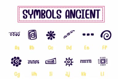 Symbols Ancient by PraewDesigns — Dingbats Font — thumbnail 2
