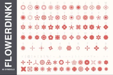 Symbols Collection by pixaroma — Dingbats Font — thumbnail 2