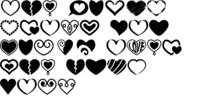 Symbols Collection by pixaroma — Dingbats Font — thumbnail 8