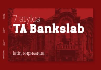 TA Bankslab Art Nouveau by TAFT Foundry — Slab Serif Font — thumbnail 2