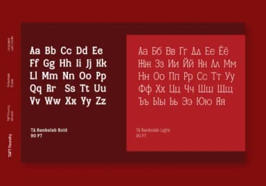 TA Bankslab Art Nouveau by TAFT Foundry — Slab Serif Font — thumbnail 5