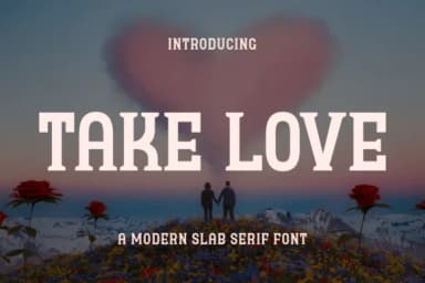 Take Love by Arnika Studio — Slab Serif Font — thumbnail 1