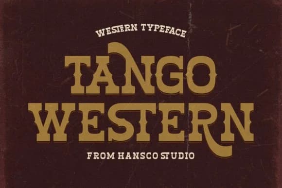 Tango Western by BK Creative Designs — Slab Serif Font