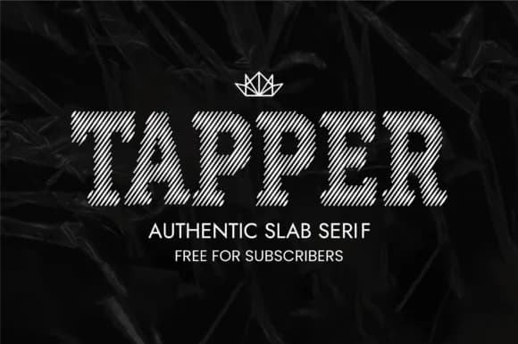 Tapper by Minimalistartstudio — Slab Serif Font