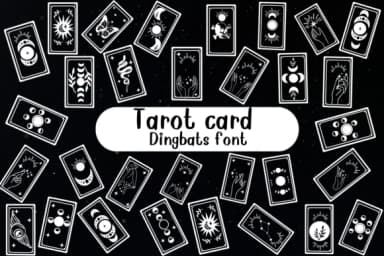 Tarot Card by Nongyao — Dingbats Font — thumbnail 1