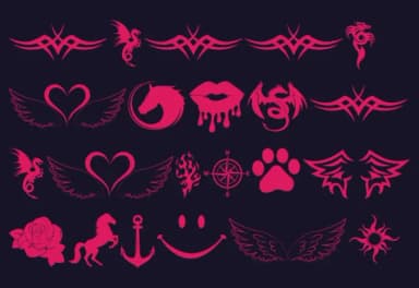 Tatto Burst by GraphicsNinja — Dingbats Font — thumbnail 3