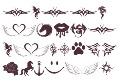 Tatto Burst by GraphicsNinja — Dingbats Font — thumbnail 5