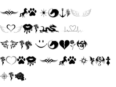 Tatto Burst by GraphicsNinja — Dingbats Font — thumbnail 7