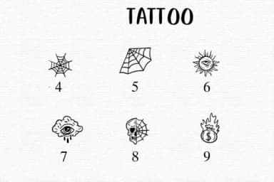 Tattoo by Nongyao — Dingbats Font — thumbnail 4