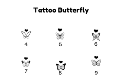 Tattoo Butterfly by Nun Sukhwan — Dingbats Font — thumbnail 7