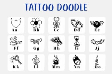 Tattoo Doodle by CHANOK — Dingbats Font — thumbnail 2