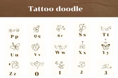 Tattoo Doodles by Apiwat Type — Dingbats Font — thumbnail 2