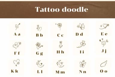 Tattoo Doodles by Apiwat Type — Dingbats Font — thumbnail 3