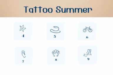 Tattoo Summer by Ketsarin — Dingbats Font — thumbnail 4