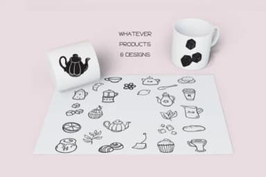Tea Time by WADLEN — Dingbats Font — thumbnail 6