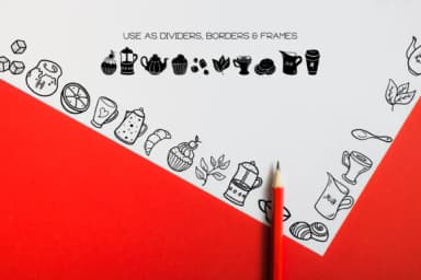 Tea Time by WADLEN — Dingbats Font — thumbnail 7