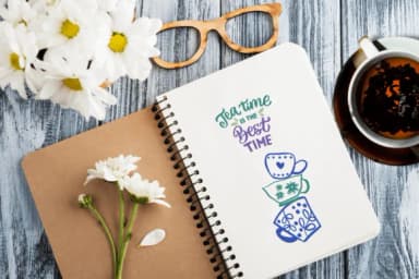 Tea Time by Pui Art — Dingbats Font — thumbnail 2