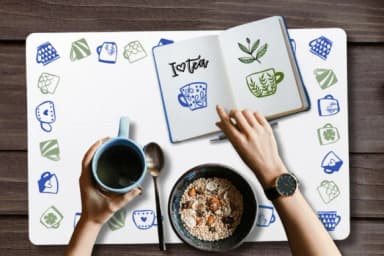 Tea Time by Pui Art — Dingbats Font — thumbnail 3