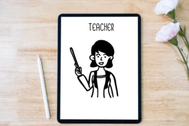 Teacher Doodle by Sontaya — Dingbats Font — thumbnail 5