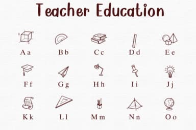 Teacher Education by Nongyao — Dingbats Font — thumbnail 2