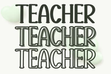 Teacher Grincher by Minimalist Eyes — Slab Serif Font — thumbnail 5