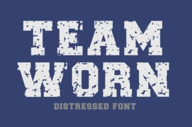 Team Worn by wtl.typography — Slab Serif Font — thumbnail 1