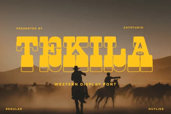 Tekila by SayStudio — Slab Serif Font