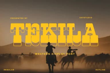 Tekila by SayStudio — Slab Serif Font — thumbnail 1