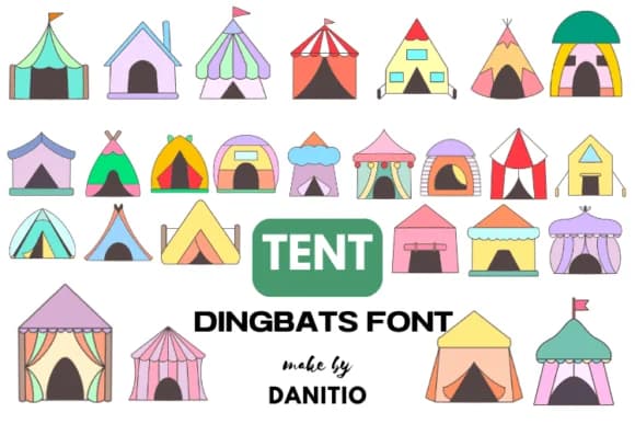 Tent by danita.kukkai — Dingbats Font