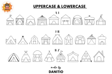 Tent by danita.kukkai — Dingbats Font — thumbnail 2