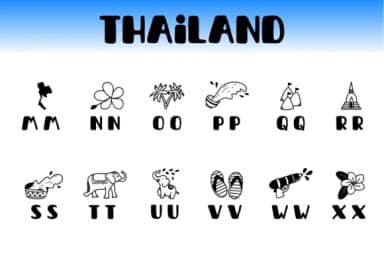 Thailand by Chonada — Dingbats Font — thumbnail 3