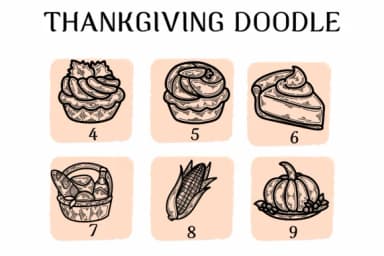 Thankgiving Doodle by Suphitchaya — Dingbats Font — thumbnail 4