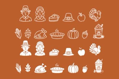 Thanks for Fall by Misti — Dingbats Font — thumbnail 2