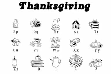 Thanksgiving by Suphitchaya — Dingbats Font — thumbnail 3