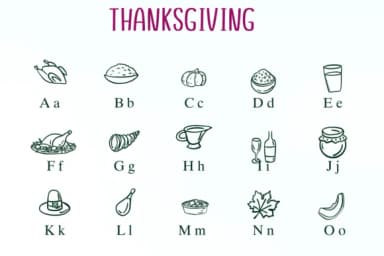 Thanksgiving by Nongyao — Dingbats Font — thumbnail 2