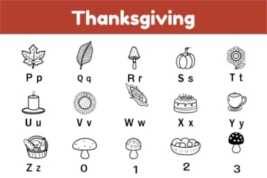 Thanksgiving by Nun Sukhwan — Dingbats Font — thumbnail 3