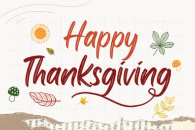 Thanksgiving by Nun Sukhwan — Dingbats Font — thumbnail 5