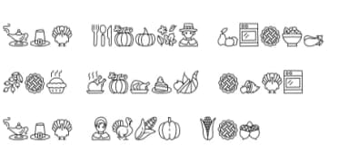 Thanksgiving by HarperNCo — Dingbats Font — thumbnail 6