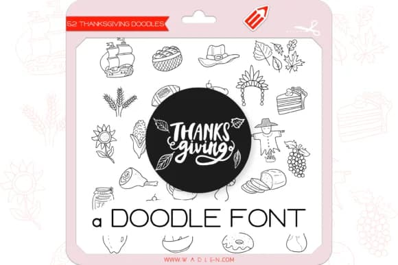 Thanksgiving by WADLEN — Dingbats Font