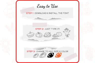 Thanksgiving by WADLEN — Dingbats Font — thumbnail 4