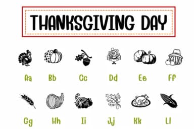 Thanksgiving Day by PraewDesigns — Dingbats Font — thumbnail 2